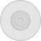 Ekena Millwork Standard Grayson Bullseye Rosette With Rounded Edge, 7"W x 7"H x 3/4"P ROSP070X070X075GRY04 - alternate 3